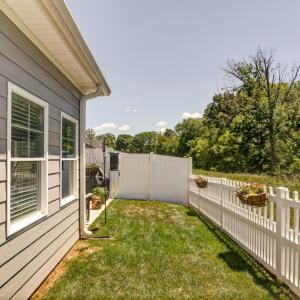 Backyard area