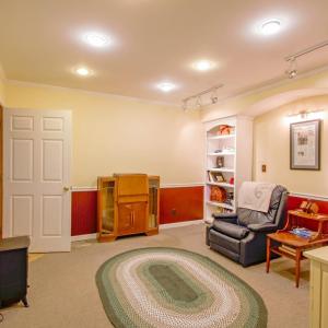 Terrace Level Office with closet