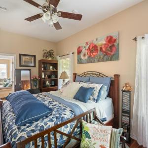 Main level primary bedroom with bath ensuite