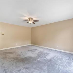 Spacious primary bedroom
