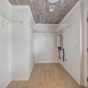 Enter into the home through mud room, which leads to the laundry room