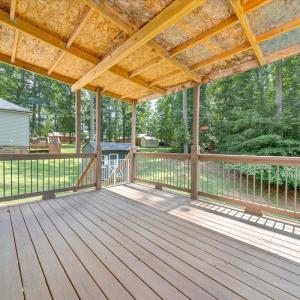 Newly covered rear porch!