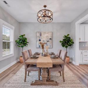 Virtually Staged Dining Room