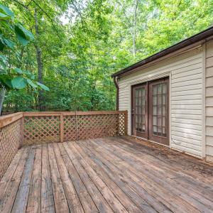 16x12 deck outside the Sunporch doors