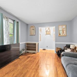 Living Room with the front door on the left