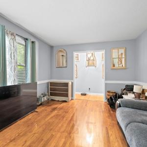 Living Room with the front door on the left