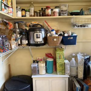 Pantry adjacent to Kitchen.