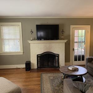 Wood Burning Fire Place.