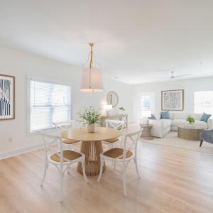 Large dining room space.  Similar to photos.