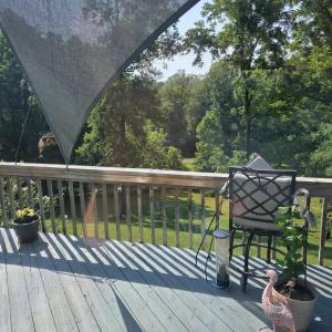 First floor deck