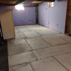 UNFINISHED BASEMENT