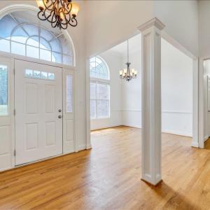 Elegant entrance with 3/4 inch hardwood flooring throughout the main living areas!