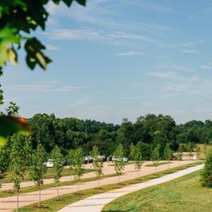Walk to the trail entrance of Poplar Forest Parkway. A 3.4 mile long walking trail.