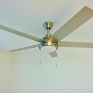 Lighting and fans are all excellent quality with a sleek modern look.