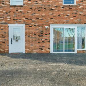 Downstairs entry & driveway
