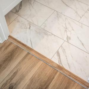Ceramic Tile in the Bathrooms