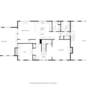 Main Level Floor Plan