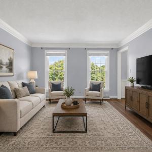 Living Room Virtually Staged
