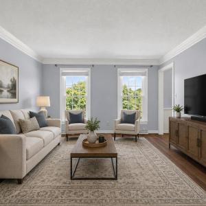 Living Room Virtually Staged