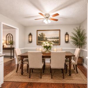 Virtually Staged Dining Room