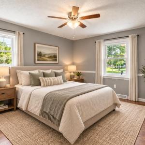 Virtually Staged Bedroom 3
