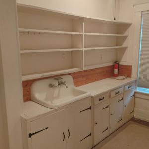 Upstairs kitchenette -