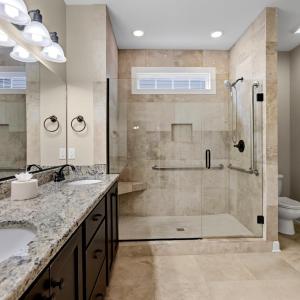 Huge Primary Bath, Walk-in Shower, Double Sinks