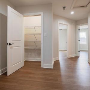 Storage closet, located upstairs