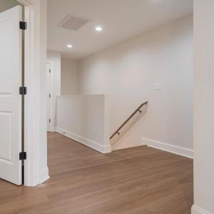 Lots of storage upstairs- with 3 bedrooms, 2 full bathrooms, laundry room and storage closets.