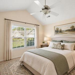 Virtually staged bedroom 2