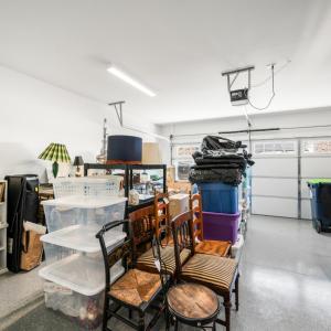 Spacious two car garage