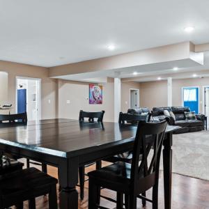 Open terrace level with full bathroom.