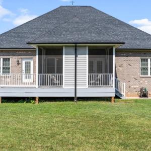 Large level yard.