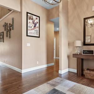 Large foyer inside double front door.