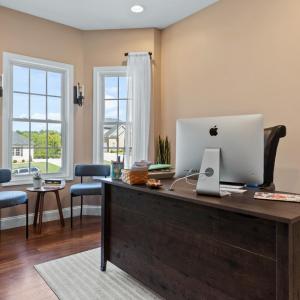 Office on main level.