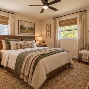 Virtual Staged Photo /  Bedroom
