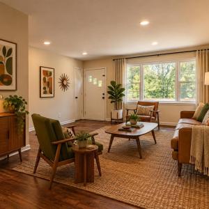 Virtual Staged Photo / Living Room
