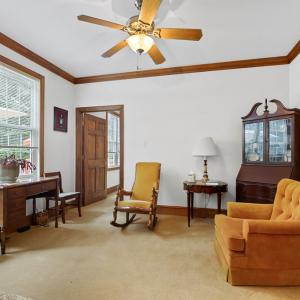 First floor primary suite sitting room