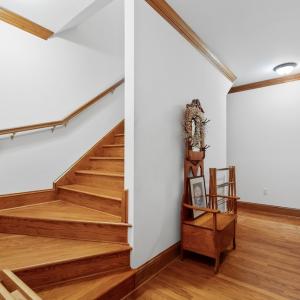 Back staircase to apartment over the garage