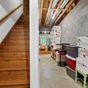 Basement staircase