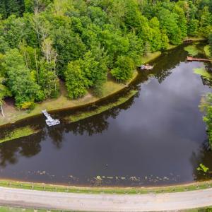 drone view Lake