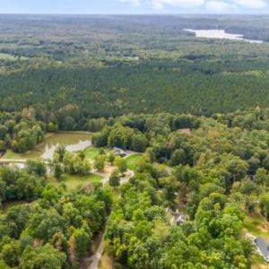 drone view neighborhood