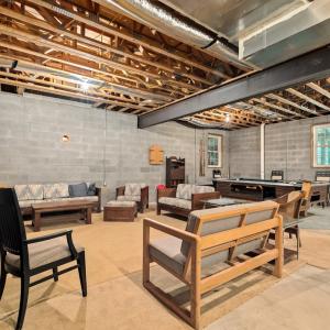 Basement sitting area