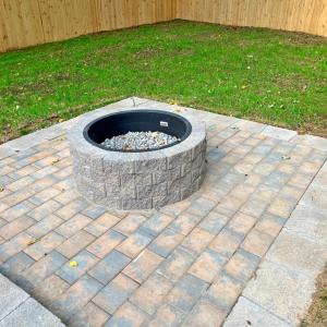 Fire pit and patio