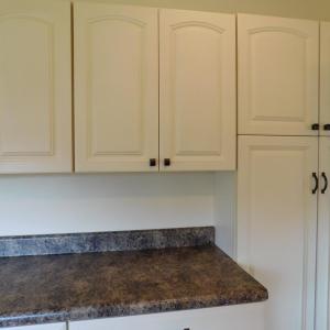 Kitchen view 4, pantry cabinet storage