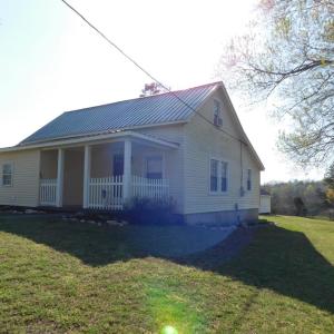 Right side of house