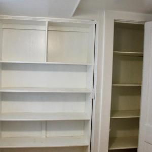 Primary closet shelving