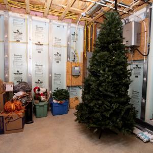 basement storage room