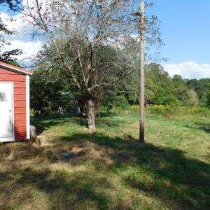 Storage building with lean to