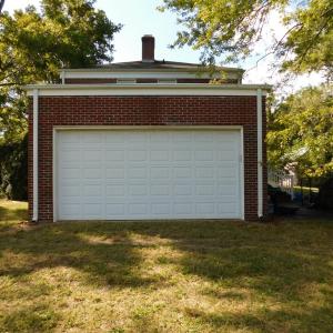Right side of house showing attached garage